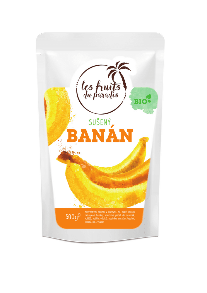 Fruits du Paradis Mini banán sušený BIO 500 g